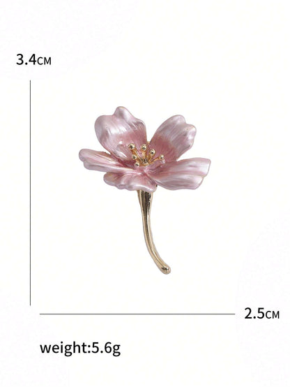Alloy Floral Shaped Brooch