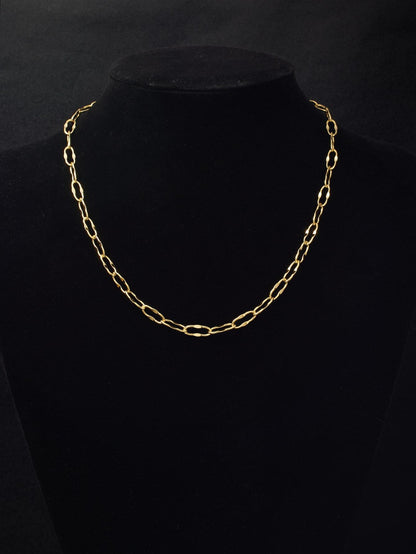 Sterling Silver Large Oval Link Chain Set