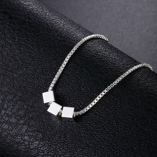 Silver Necklace Box Chain