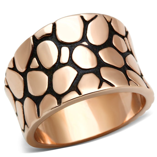 Rose Gold Ion Plating Brass Ring